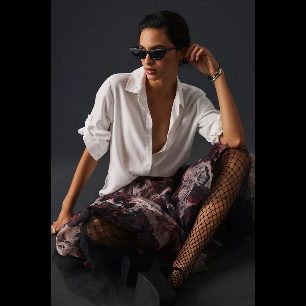 Anthropologie Cloth & Stone Classic Buttondown